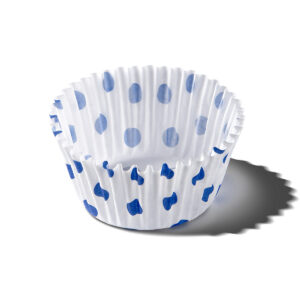 Blue polka dot Paper cup by Ecopack India